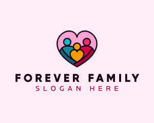 Family Heart Charity logo design