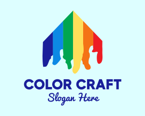 Colorful House Paint logo
