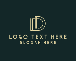 Modern Generic Company Letter D logo design