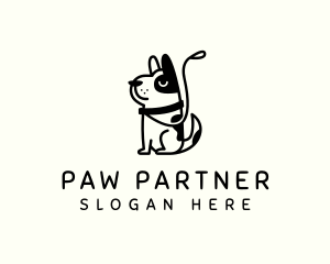 Dog Leash Pet logo