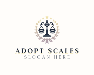 Justice Scale Paralegal logo design