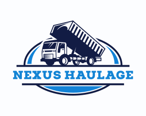 Transportation Truck Logistics logo design