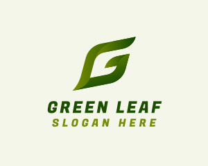 Herbal Letter G logo design