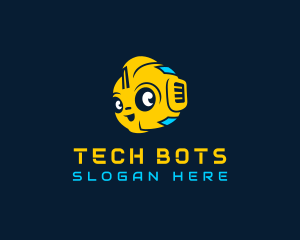 Cyber Tech Robot logo design