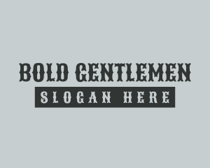 Casual Masculine Business logo design