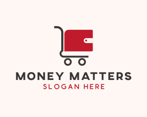 Wallet Shopping Cart Logo