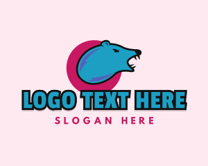 Polar Bear Cartoon logo