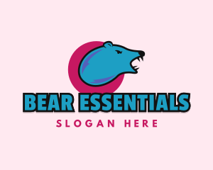 Polar Bear Cartoon logo design