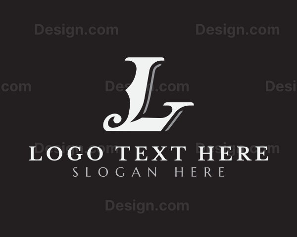 Elegant Business Boutique Letter L Logo