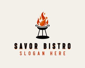 BBQ Flame Chicken logo