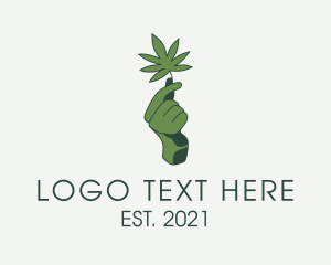 Green Hand Cannabis  logo
