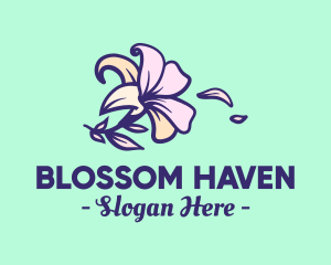 Lily Flower Garden logo design
