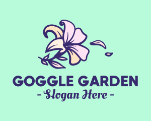 Lily Flower Garden logo design