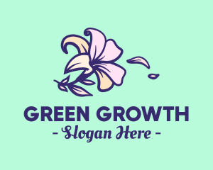 Lily Flower Garden logo design