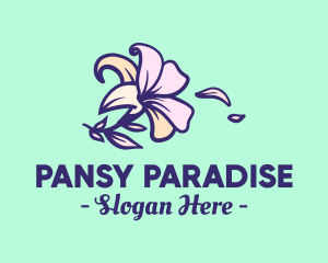 Lily Flower Garden logo design