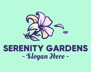 Lily Flower Garden logo design