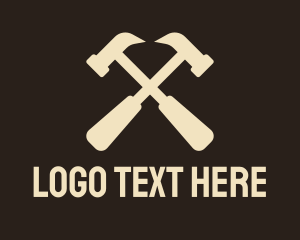 Carpentry Hammer Tool logo