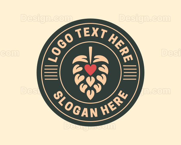 Beer Hops Brewer Logo