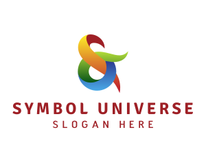 Modern Ampersand Symbol logo