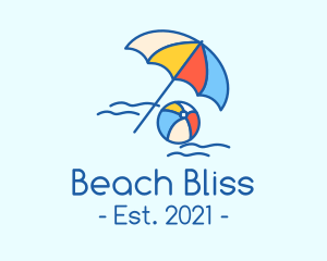 Summer Beach Resort logo design