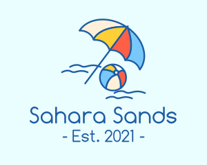 Summer Beach Resort logo design