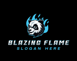 Flaming Panda Gaming logo design