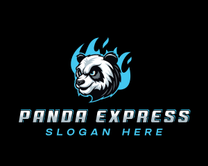 Flaming Panda Gaming logo design