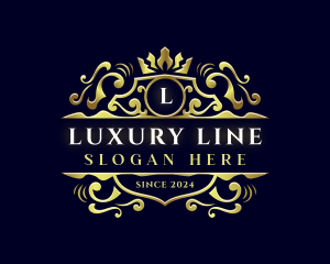 Luxury Shield Crown logo design