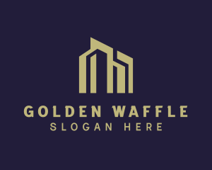 Golden Hotel Condominium logo design