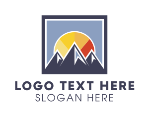 Sunset Mountain Frame  logo