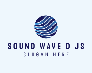 Wave Sphere Globe  logo design