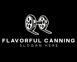 Heavy Workout Video Films logo design