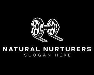 Heavy Workout Video Films logo design