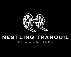 Heavy Workout Video Films logo design