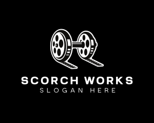 Heavy Workout Video Films logo design