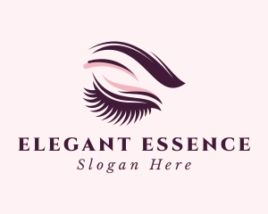 Female Aesthetic Eyelash logo design