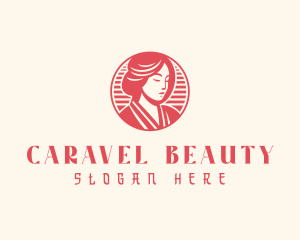 Asian Woman Beauty logo design