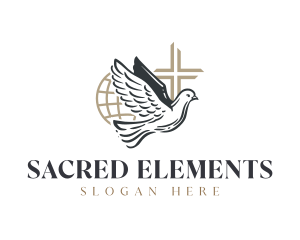 Sacred Globe Dove logo