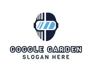 VR Goggle Mask logo design