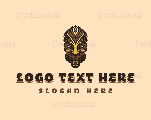 Ethnic Tribal Mask Logo