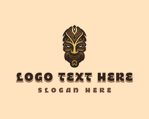 Ethnic Tribal Mask Logo