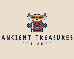 Ancient Aztec Civilization logo design