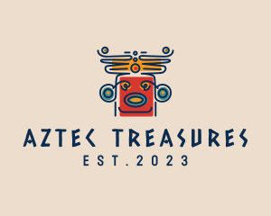 Ancient Aztec Civilization logo design