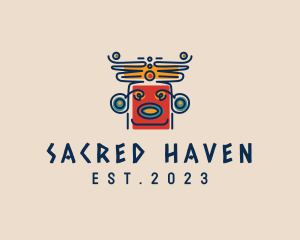 Ancient Aztec Civilization logo design