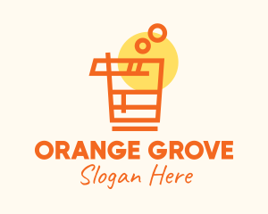 Orange Summer Drink logo design