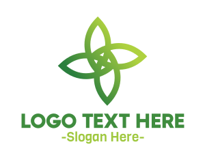 Four Leaf Outline logo