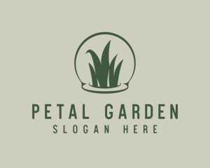 Grass Lawn Landscaping logo design