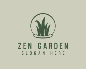 Grass Lawn Landscaping logo design