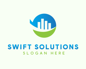 Modern Investment Company logo design