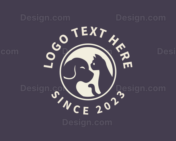 Cat Dog Pet Animal Logo